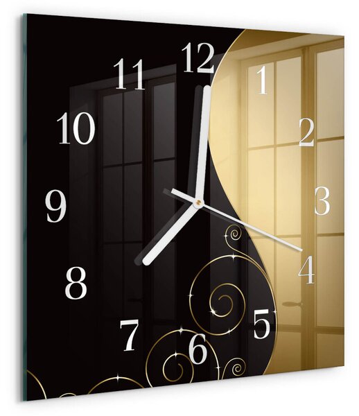 Skleněné hodiny Abstraktní umění zskb-30x30-00057848