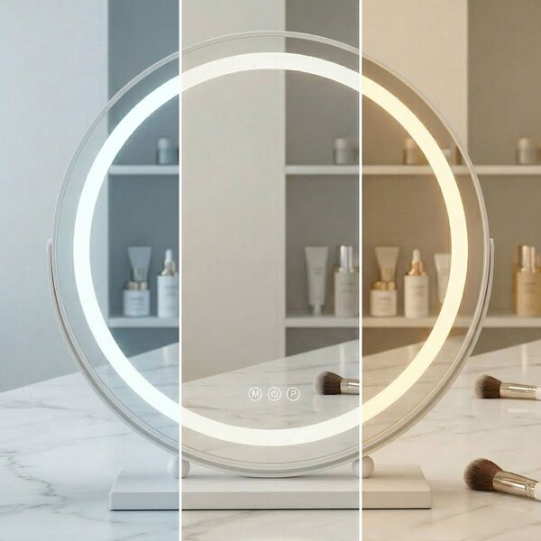 Rea Rea, Zrcadlo LED MAKE-UP White 50 cm, HOM-12021