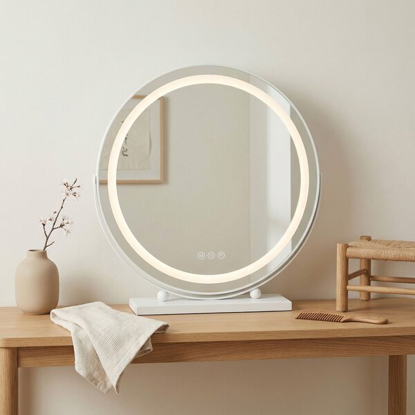 Rea Rea, Zrcadlo LED MAKE-UP White 50 cm, HOM-12021