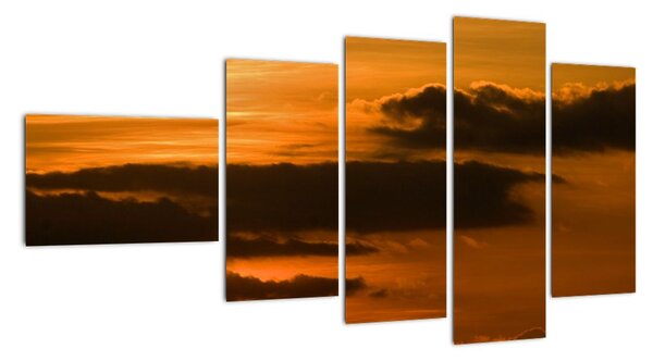 Západ slunce - moderní obrazy (110x60cm)