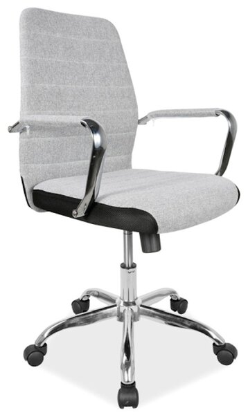Kancelářská židle Q-M3, 47x92-102x49, šedá