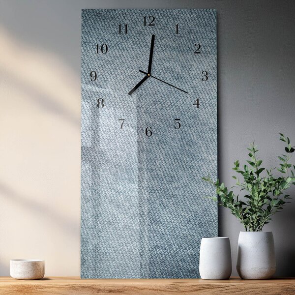 Skleněné hodiny vertikální Plast zsppc-30x60-00183291
