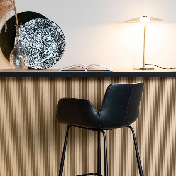 Bronzová kovová stolní lampa ZUIVER FLOAT 42 cm