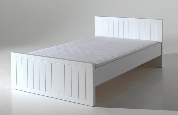 Bílá dřevěná postel Vipack Robin 120 x 200 cm