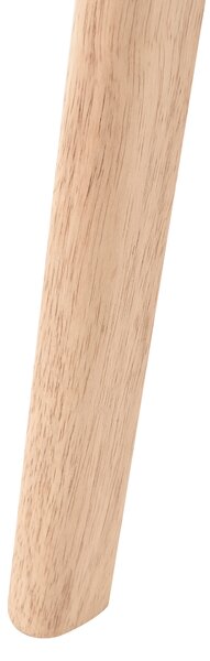 Sada 2 jídelních židlí DOYLE Dřevo Světle hnědá/Světle béžová
