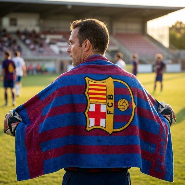 Fotbalová osuška - FC Barcelona