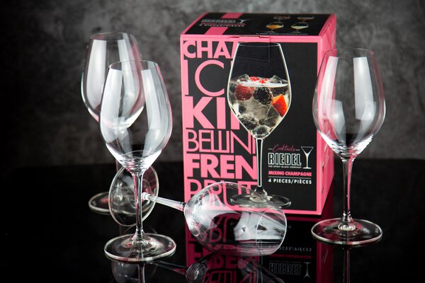 RIEDEL Mixing Champagne Set – sada 4 sklenic na šumivé koktejly 5515/58