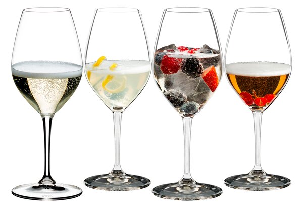 RIEDEL Mixing Champagne Set – sada 4 sklenic na šumivé koktejly 5515/58