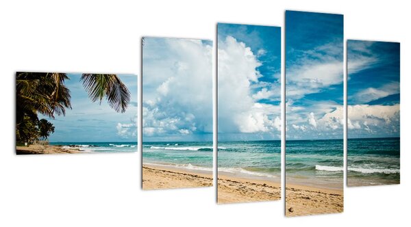Pláž - obraz (110x60cm)