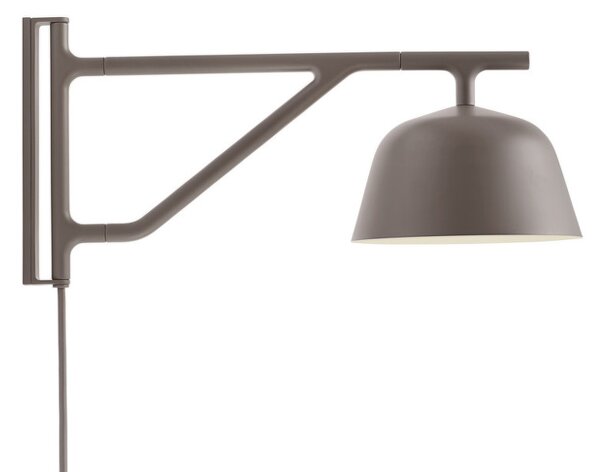 Muuto Nástěnná lampa Ambit, taupe AMBWAL04