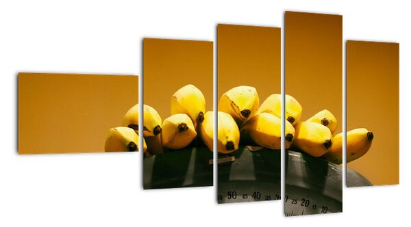 Banány na váze - obraz na zeď (110x60cm)