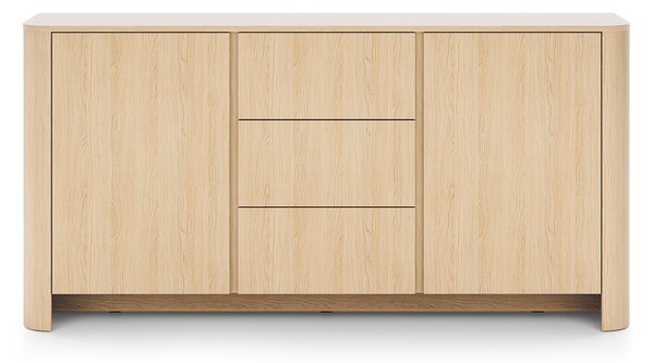 Komoda Sorrenti 168 cm se zásuvkami – dub Vicenza