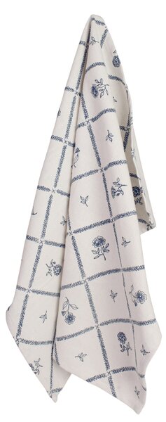 Bavlněná utěrka Lovisa Blue / white