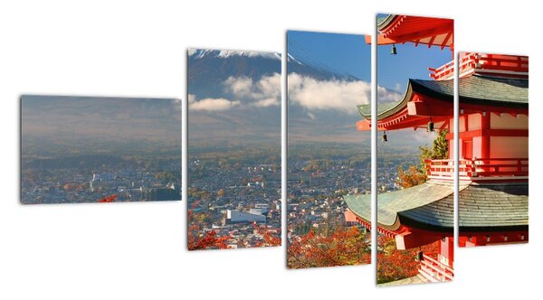 Hora Fuji - moderní obraz (110x60cm)