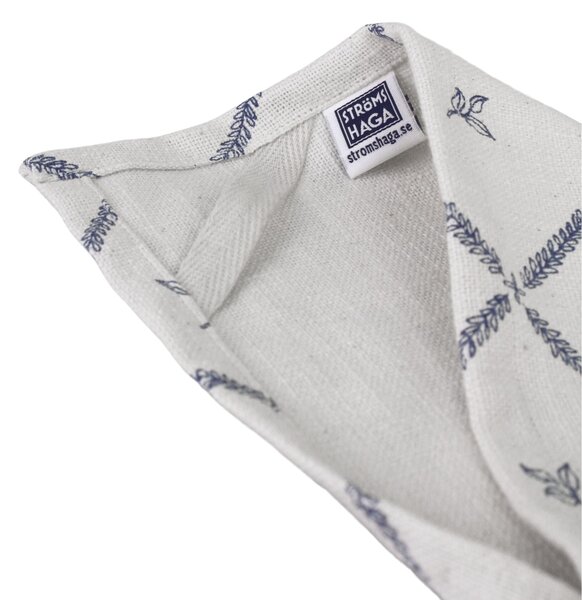 Bavlněná utěrka Lovisa Blue / white