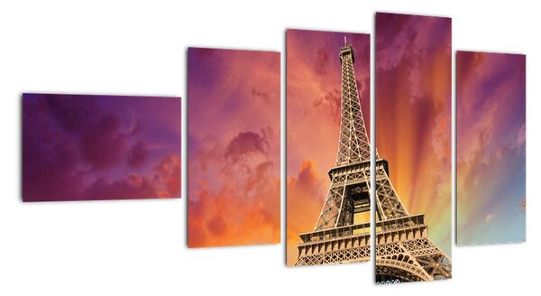 Eiffelova věž - moderní obraz (110x60cm)