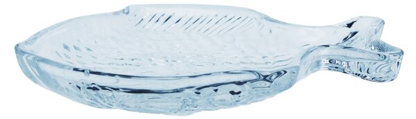 Skleněný tácek Blue Fish