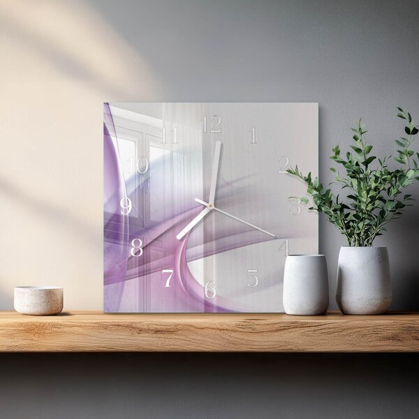 Skleněné hodiny Abstrakce zskb-30x30-00058088