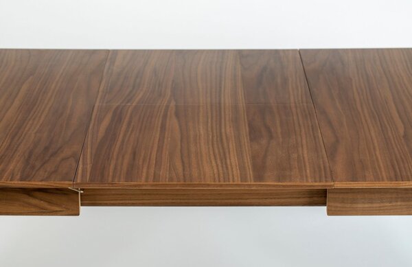 Ořechový rozkládací jídelní stůl ZUIVER GLIMPS 120/162 x 80 cm