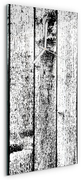 Skleněné hodiny vertikální Dřevo zsppb-30x60-00260390
