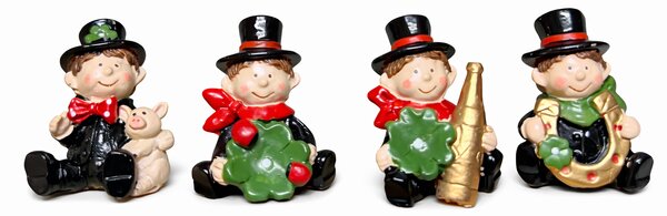 Kominíček dárek v dárkové taštičce – mix 4 druhů, 4,5 cm 3140005-1