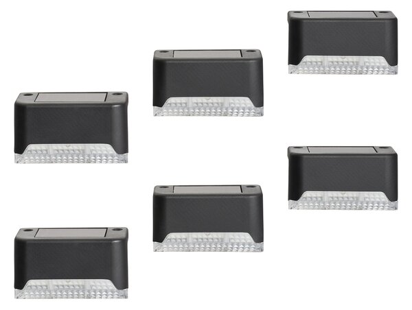 Livarno® Solární LED svítidlo, 6dílná sada (obdélníkový) (100404699001)