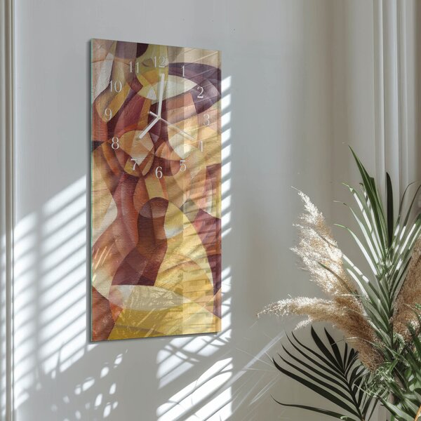 Skleněné hodiny vertikální Vzor zsppb-30x60-00092548