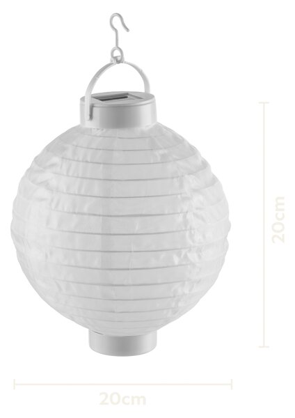 Livarno® Solární LED lampion (kulatá/bílá) (100404677001)