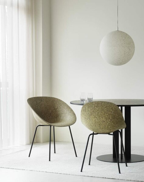 Normann Copenhagen Ex-display židle s područkami Mat, seaweed/black
