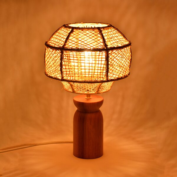 Stolní lampa MARKET SET, Odyssée, Dřevo, Obývací pokoj, Dřevo, Design