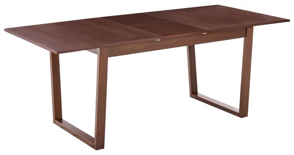 Rozkládací jídelní stůl CAMDEN Tmavý jasan 160/200 cm 95 cm