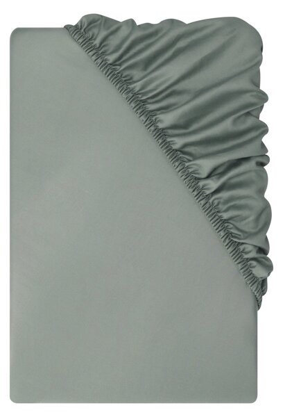 Livarno® Saténové napínací prostěradlo, 90-100 x 200 cm (šedá) (100404997001)