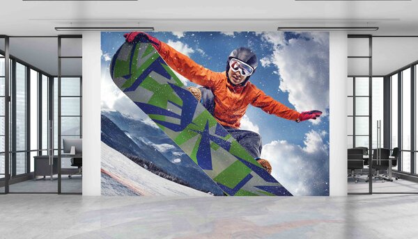 Malvis ® Tapeta Snowboard Vel. (šířka x výška): 144 x 105 cm