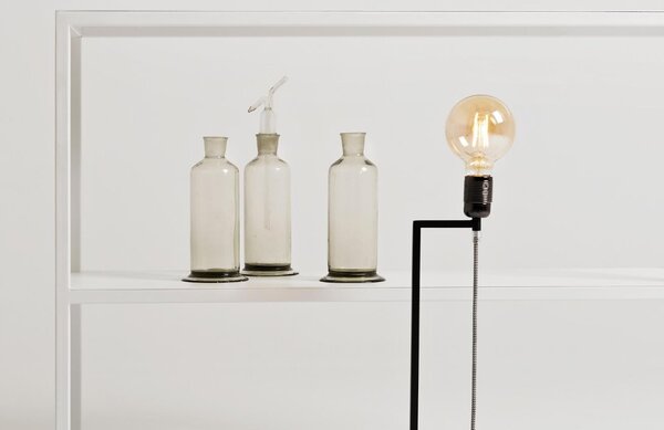 Nordic Design Bílý kovový toaletní stolek Julia II. 100 x 30 cm