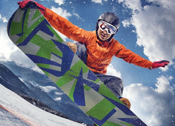 Malvis ® Tapeta Snowboard Vel. (šířka x výška): 144 x 105 cm