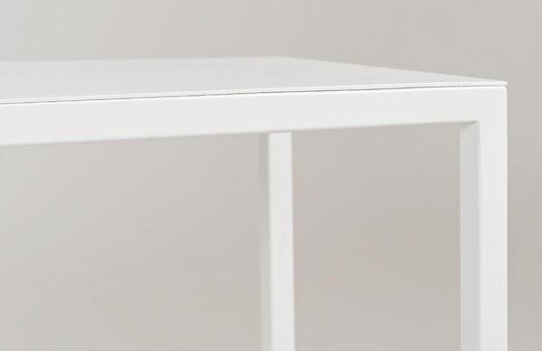 Nordic Design Bílý kovový toaletní stolek Julia II. 100 x 30 cm