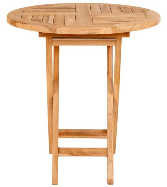 -25 % Dny MOMENTI– Nordic Living Teakový zahradní bistro stolek Koby 70 cm