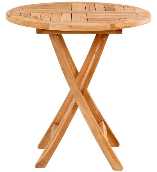 -25 % Dny MOMENTI– Nordic Living Teakový zahradní bistro stolek Koby 70 cm
