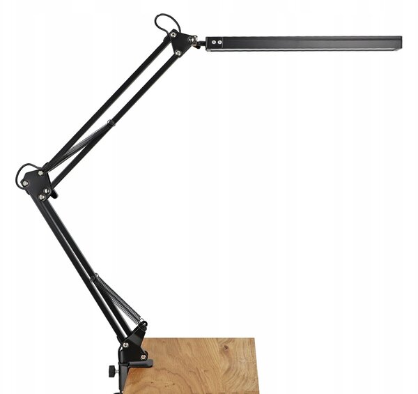 Smart LED LED stolní stmívatelná lampa CCT 10W 300Lm USB černá barva