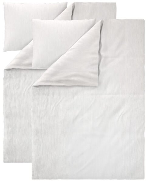 Livarno® Sada mušelínového ložního povlečení, 140 x 200 cm, 70 x 90 cm, 2dílná, bílá (800013063)