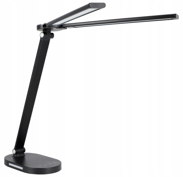 Smart LED LED stolní pracovní lampa CCT 15W 755Lm USB černá barva