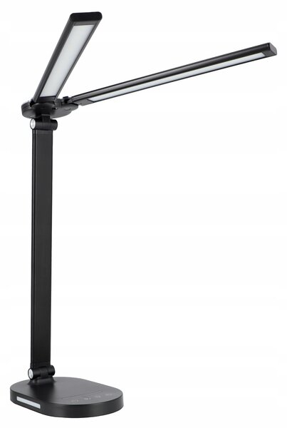 Smart LED LED stolní pracovní lampa CCT 15W 755Lm USB černá barva