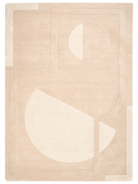 Koberec GAYA Béžová 160 x 230 cm Vlna