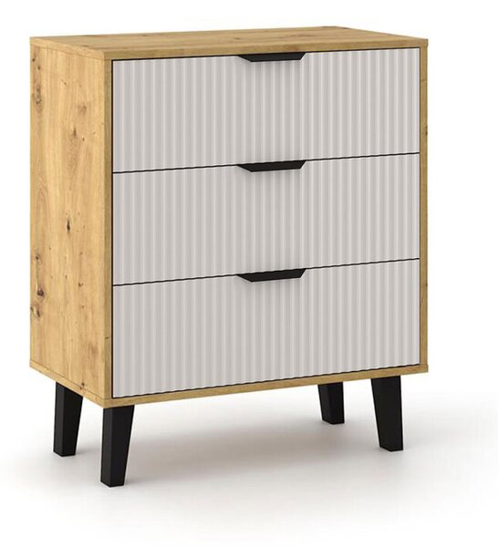 Komoda Borg Duo 3Š dub artisan / kašmír