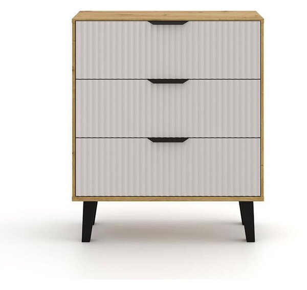 Komoda Borg Duo 3Š dub artisan / kašmír