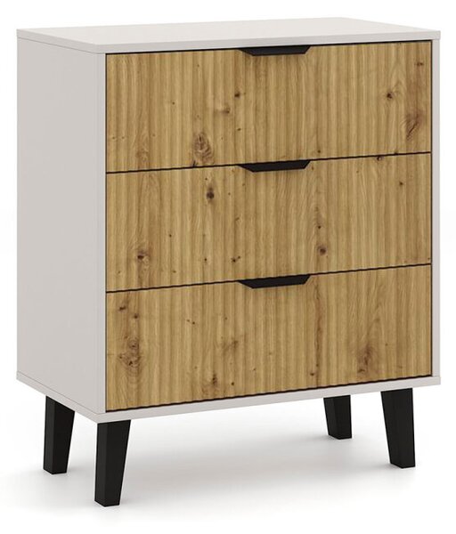 Komoda Borg Duo 3Š kašmír / dub artisan