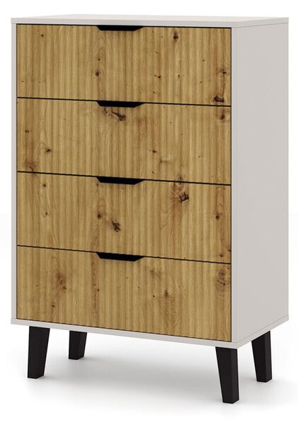 Komoda Borg Duo 4Š kašmír / dub artisan
