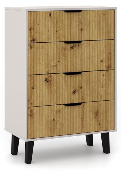 Komoda Borg Duo 4Š kašmír / dub artisan