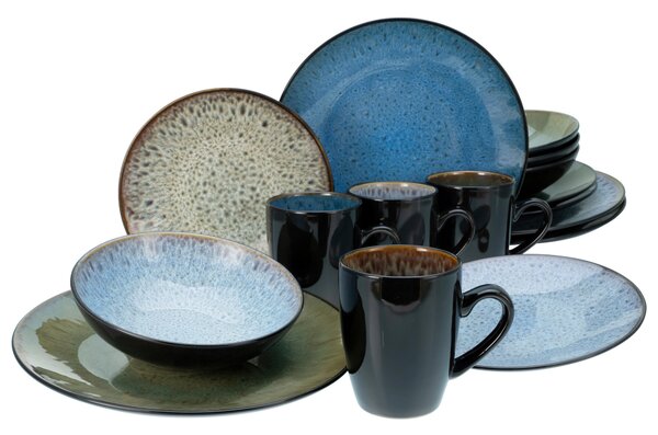KOMBINOVANÁ SOUPRAVA, 16dílné, kamenina Creatable - Online Only nádobí, Online Only
