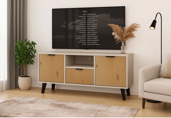 TV stolek Borg Duo 2d1s kašmír / dub artisan